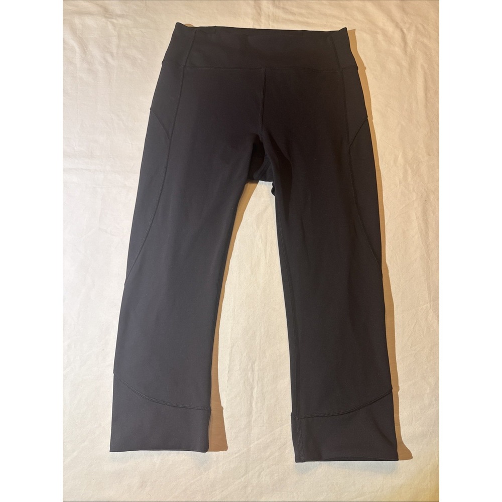 Lululemon Capri 20” Leggings Womens 8 Black High Rise Athletic Yoga Pants